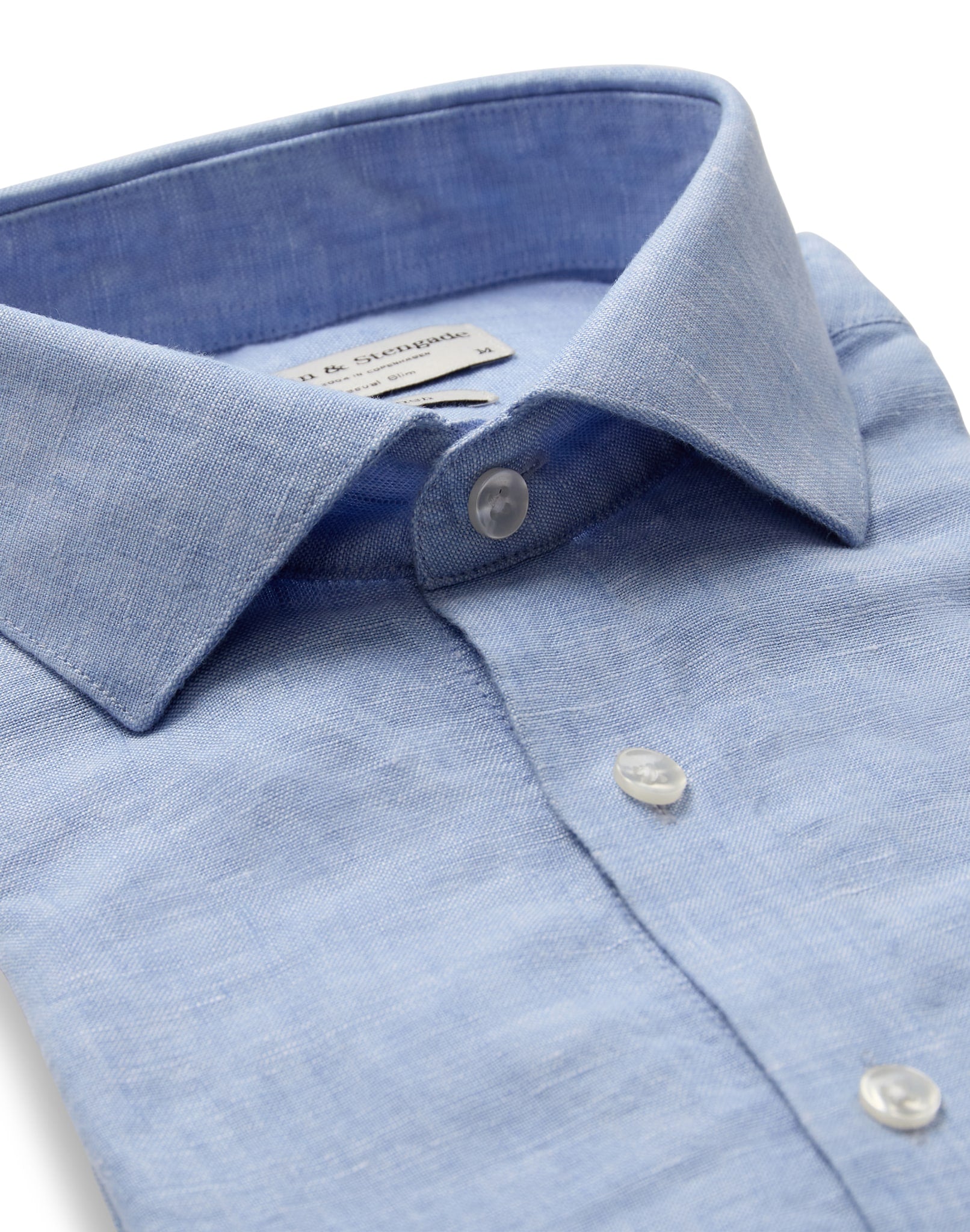 BS Perth Casual Slim Fit Skjorte - Light Blue