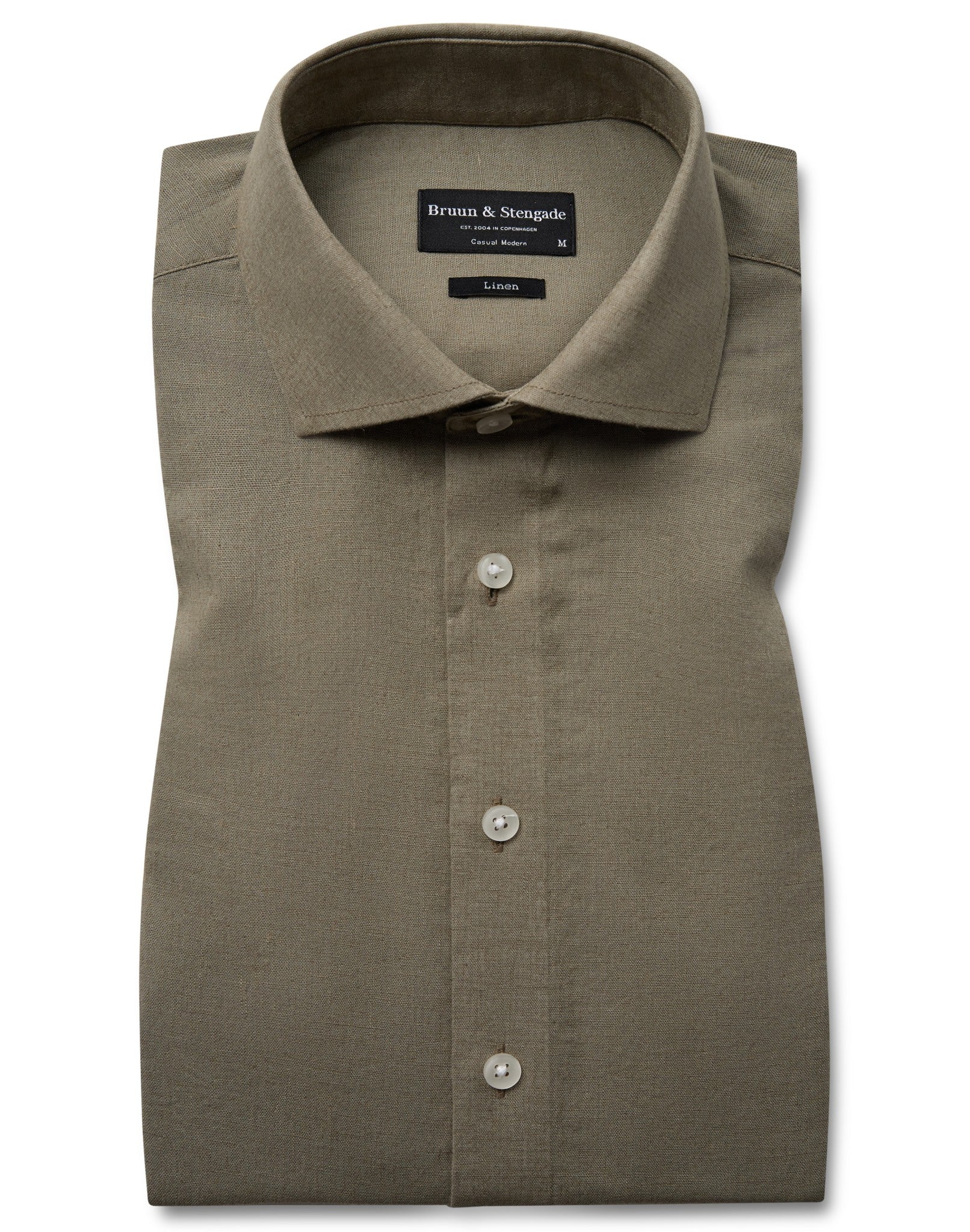 BS Butkus Casual Modern Fit Skjorte - Green