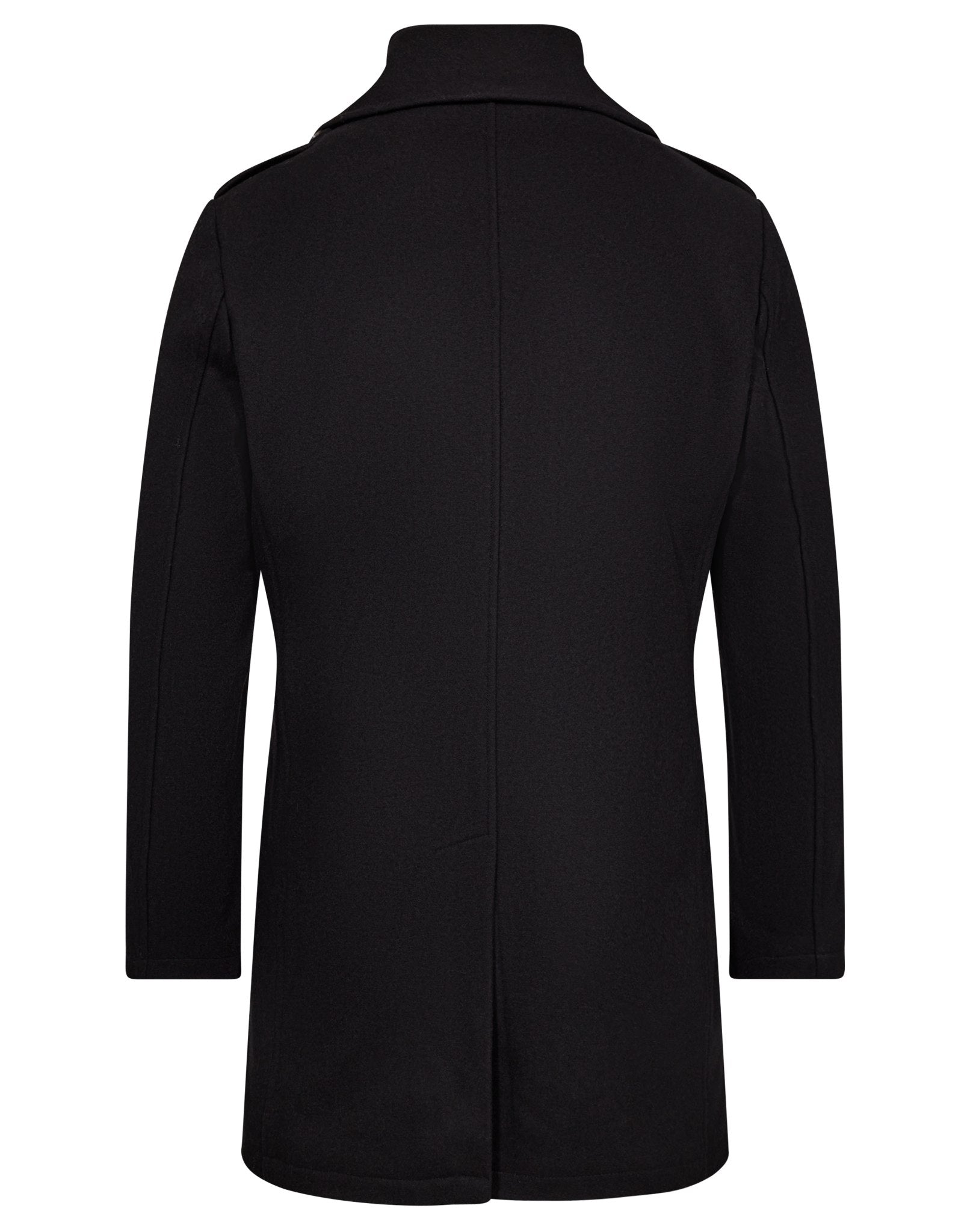 BS Buckland Slim Fit Coat - Black