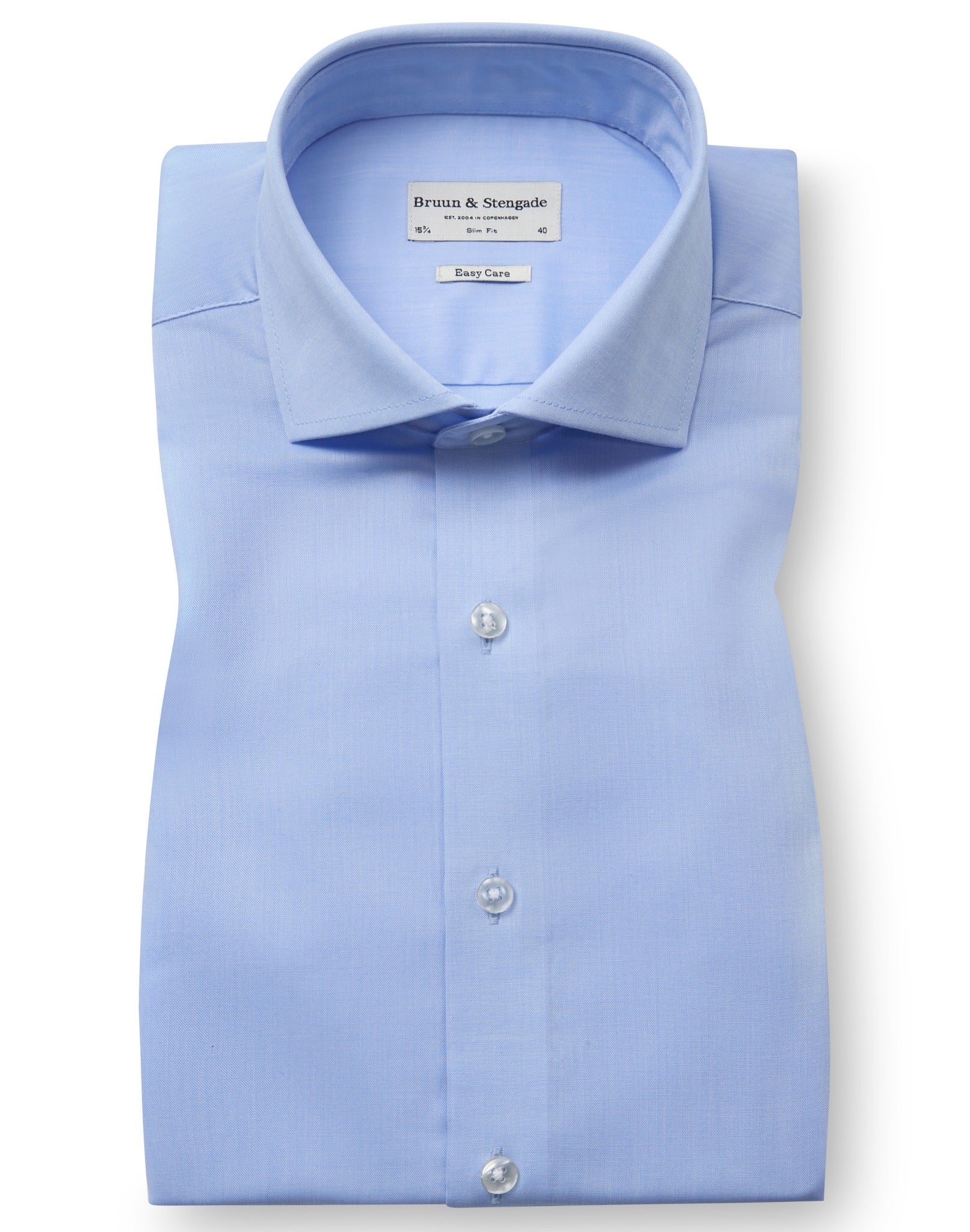 BS Vucevic Slim Fit Skjorte - Light Blue