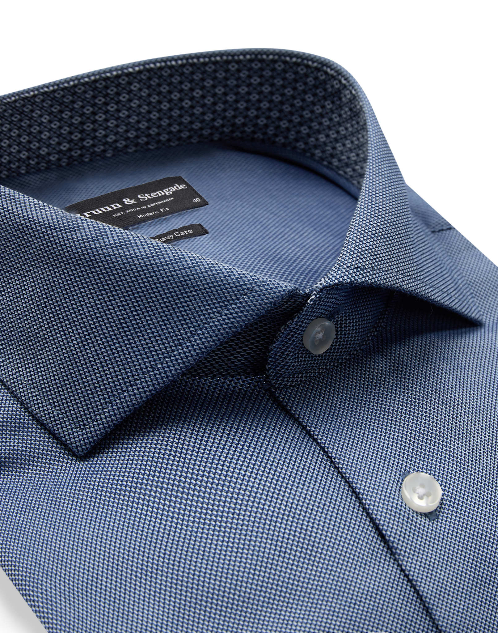 BS Chamberlain Modern Fit Skjorte - Blue