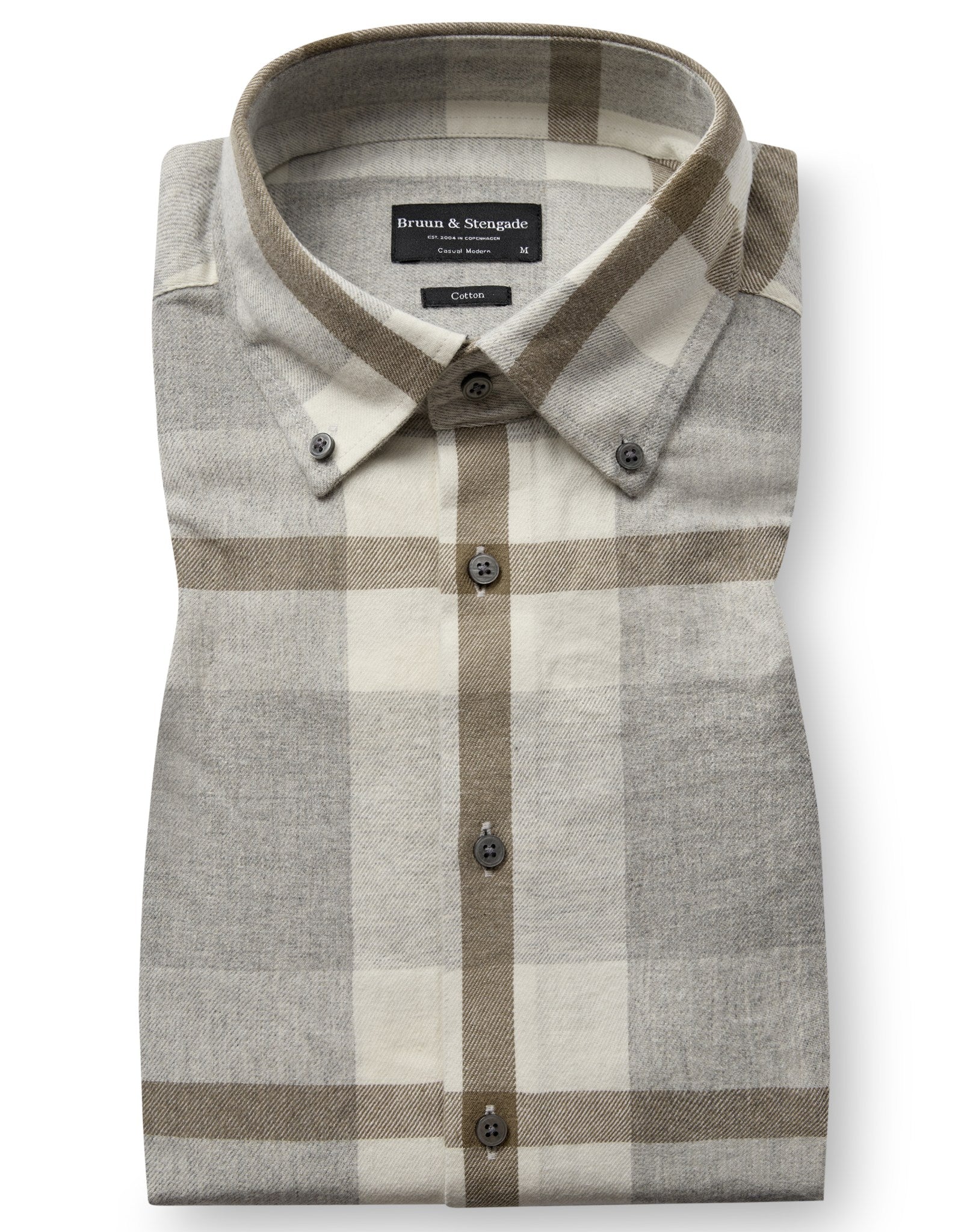 BS Triton Casual Modern Fit Skjorte - Light Grey