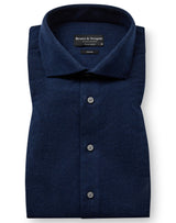 BS Brush Casual Modern Fit Skjorte - Blue