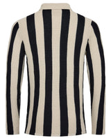 BS Sito Regular Fit Strik - Navy/White