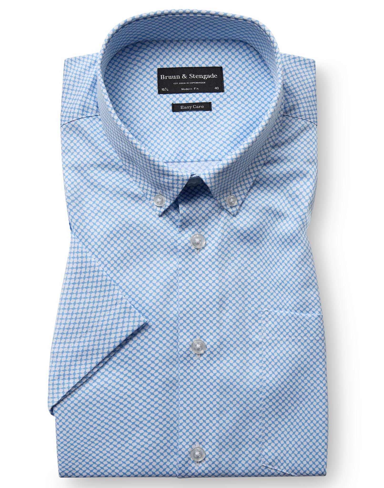 BS Valentin Modern Fit Skjorte - Light Blue