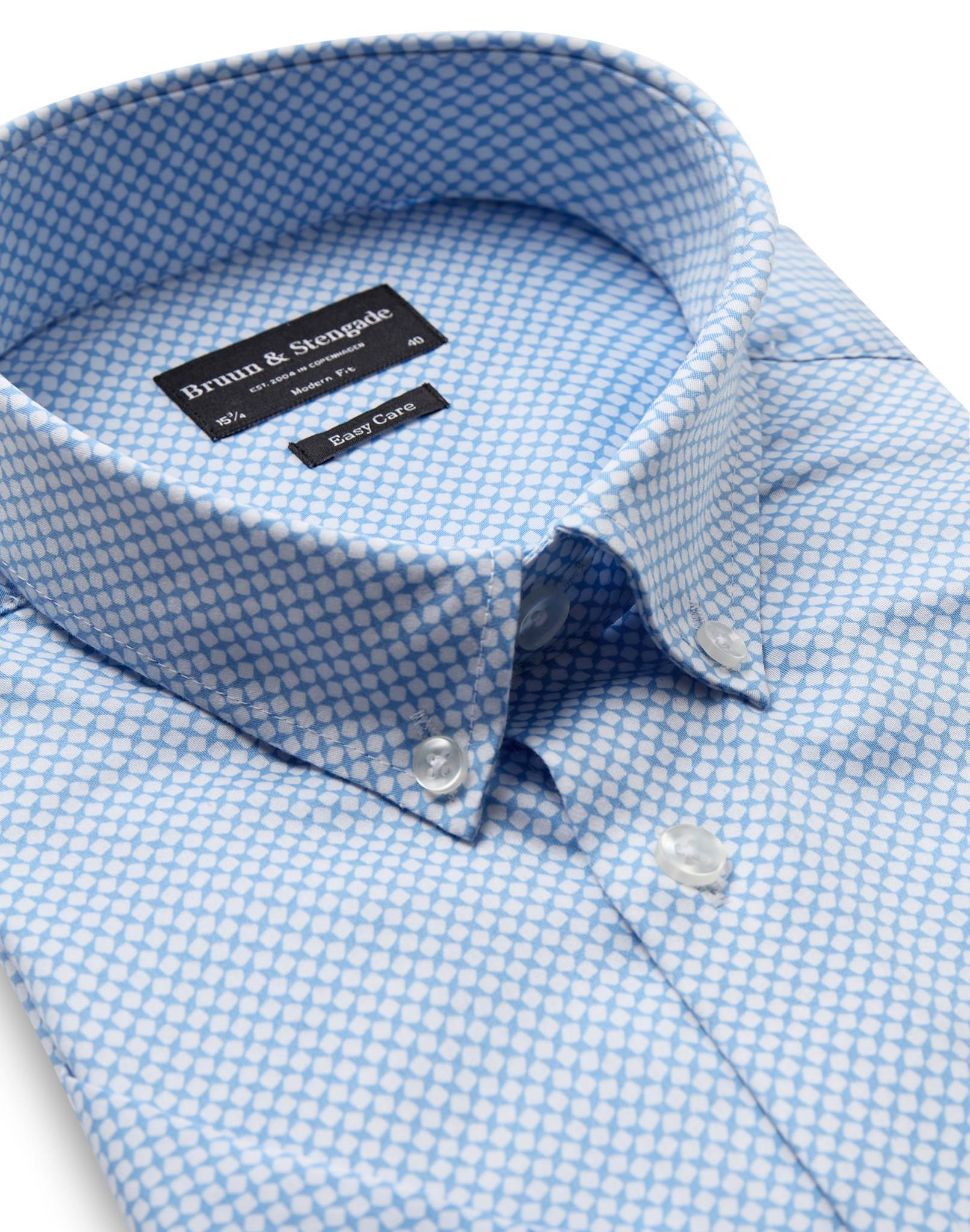 BS Valentin Modern Fit Skjorte - Light Blue