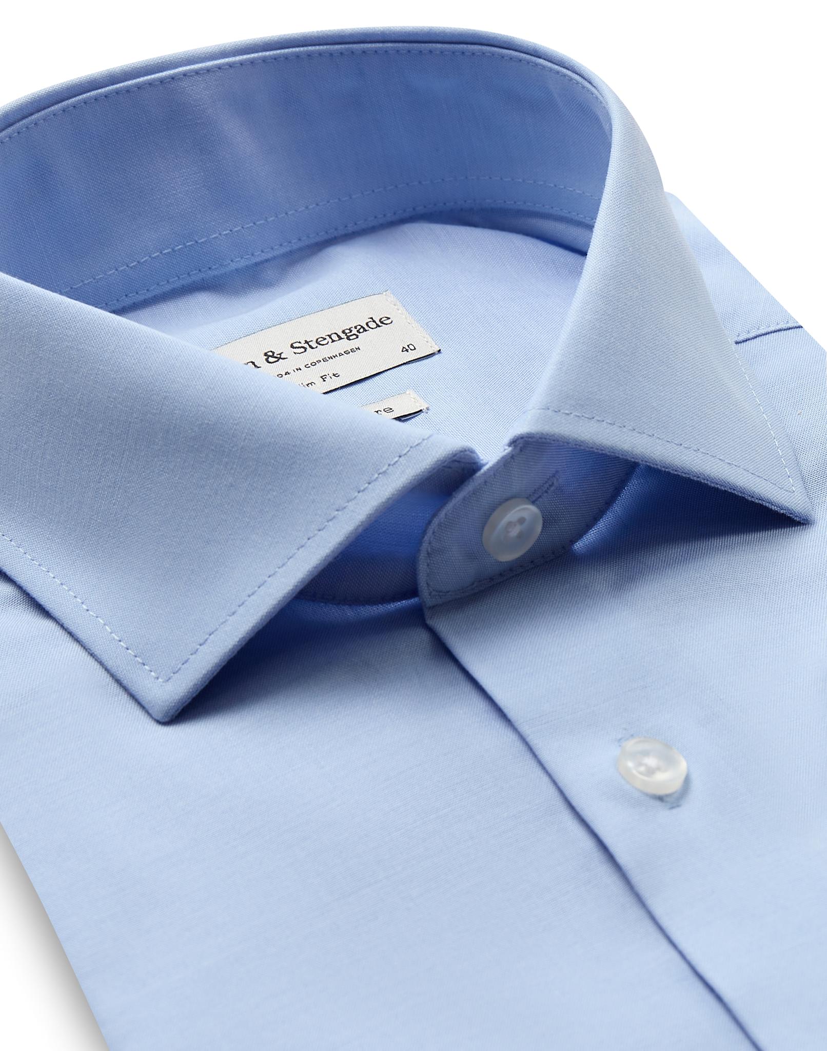 BS Tommy Slim Fit Skjorte - Light Blue