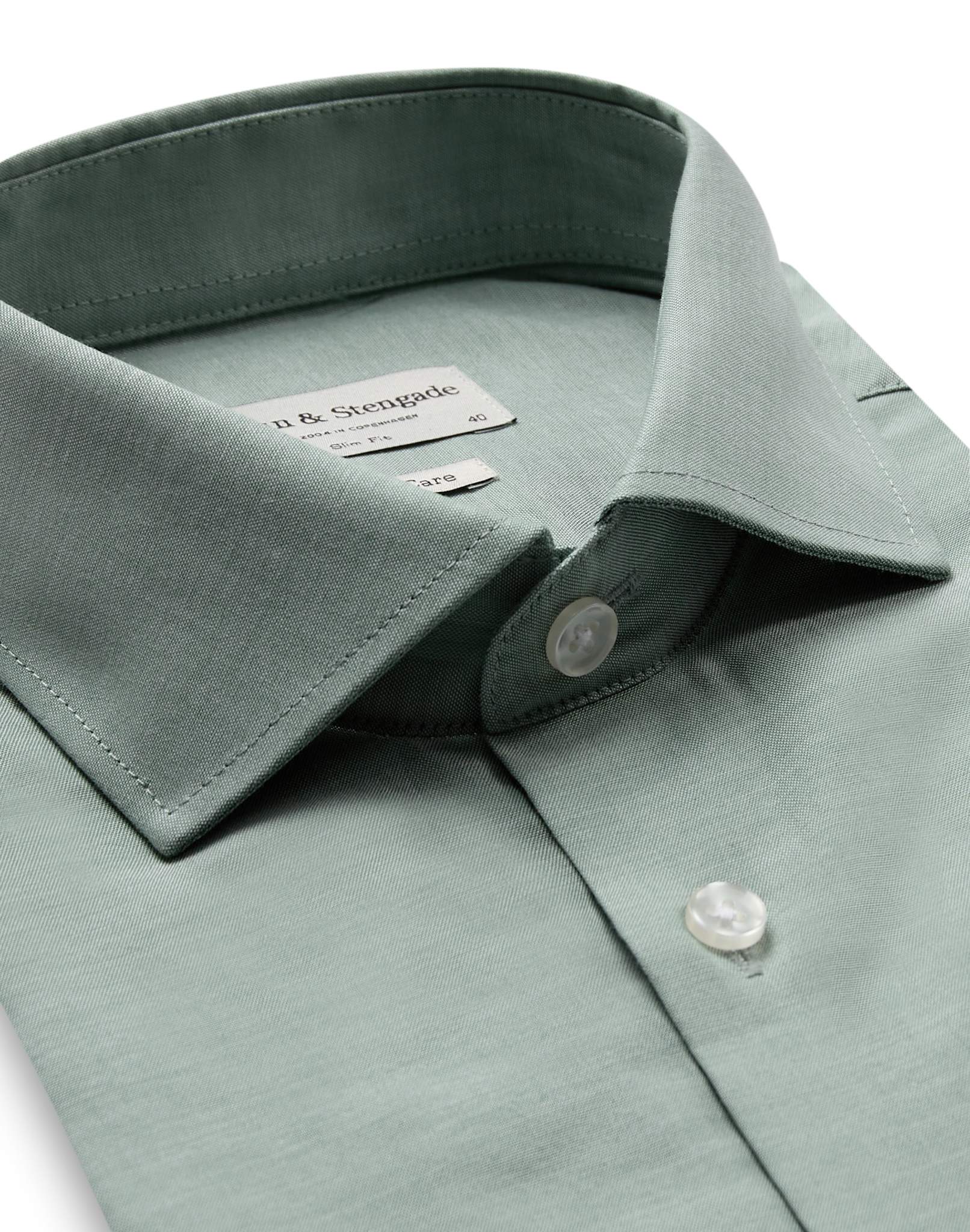 BS Tiafoe Slim Fit Skjorte - Green