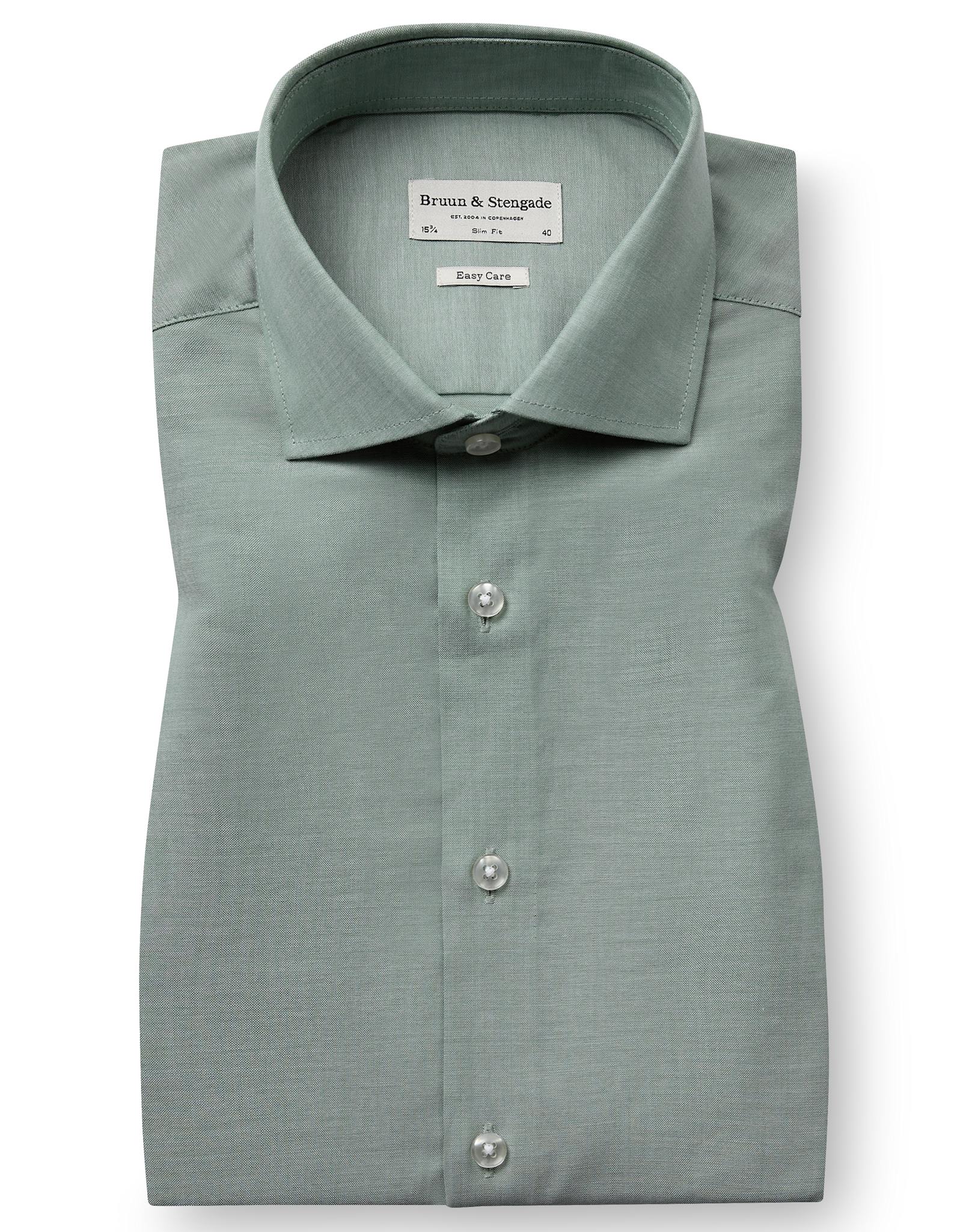 BS Tiafoe Slim Fit Skjorte - Green