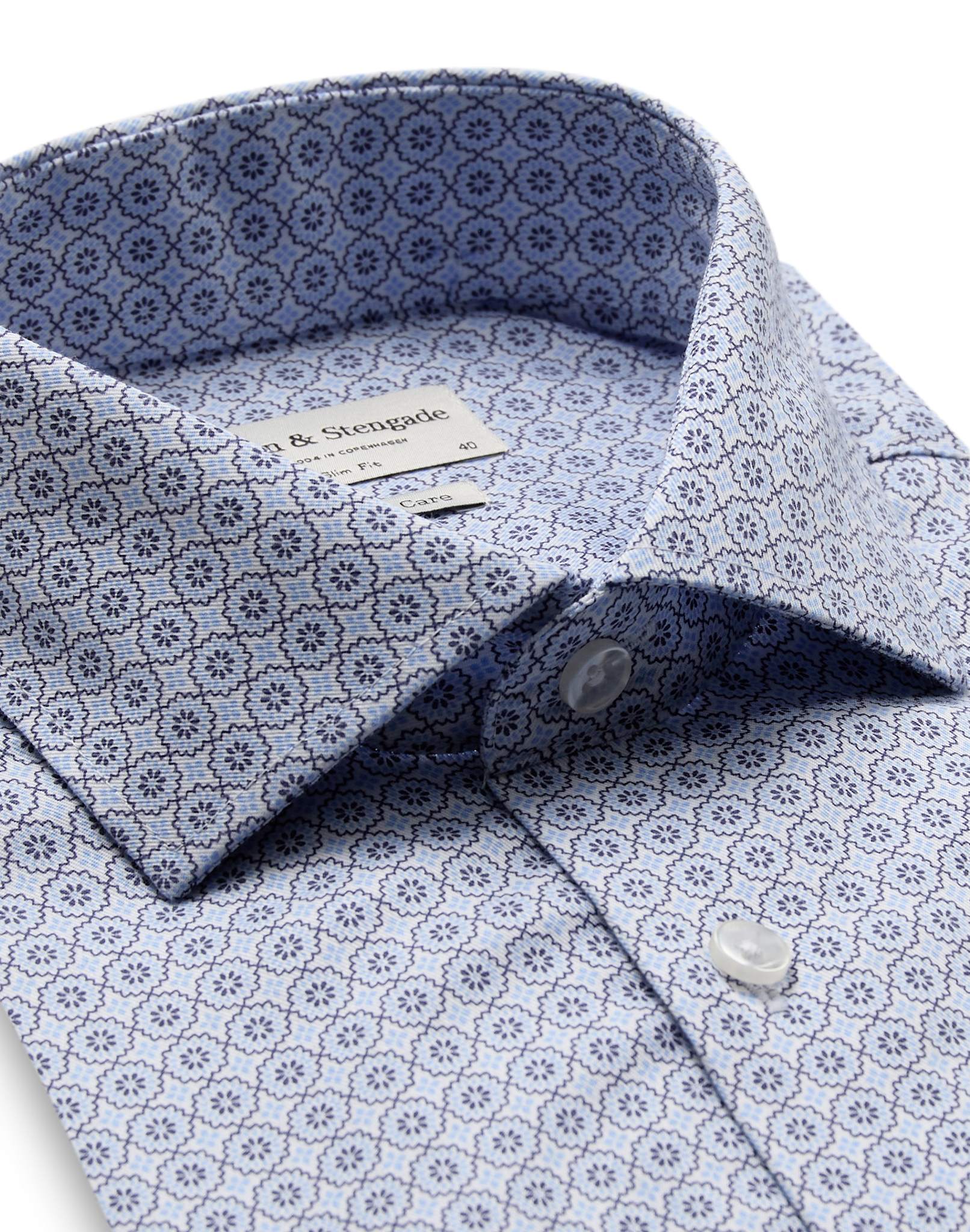 BS Jaume Slim Fit Skjorte - Light Blue