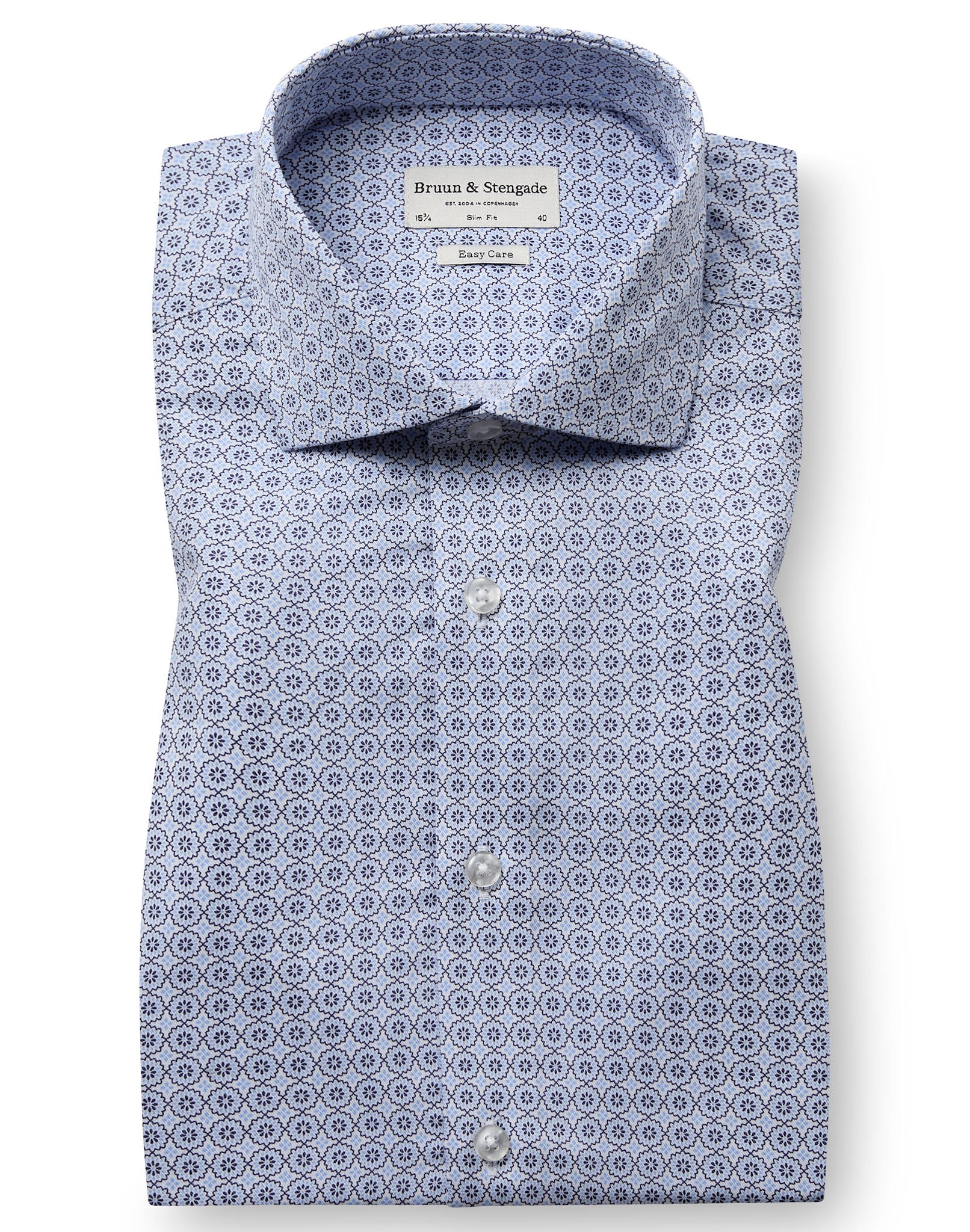 BS Jaume Slim Fit Skjorte - Light Blue