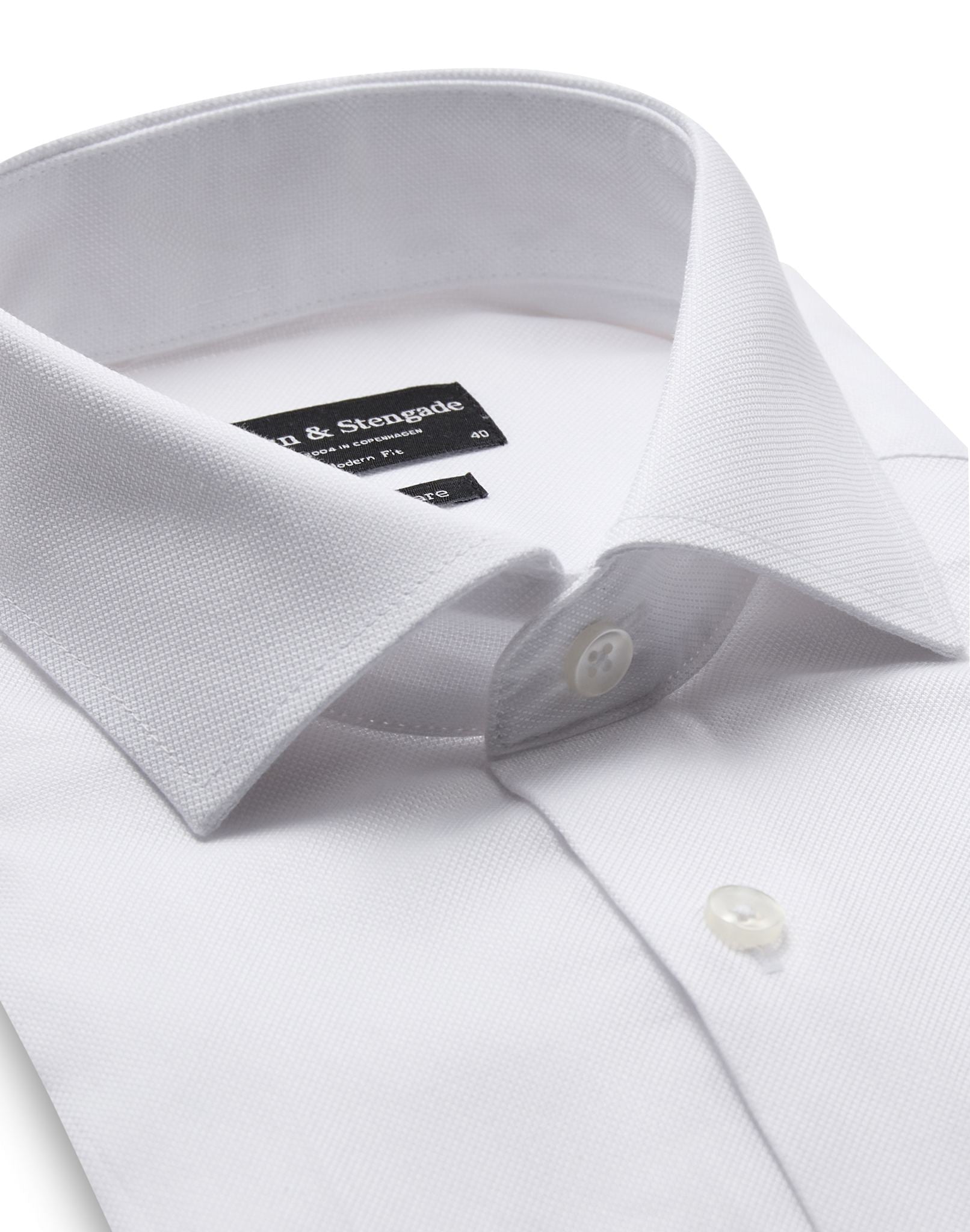BS Hanfmann Modern Fit Skjorte - White