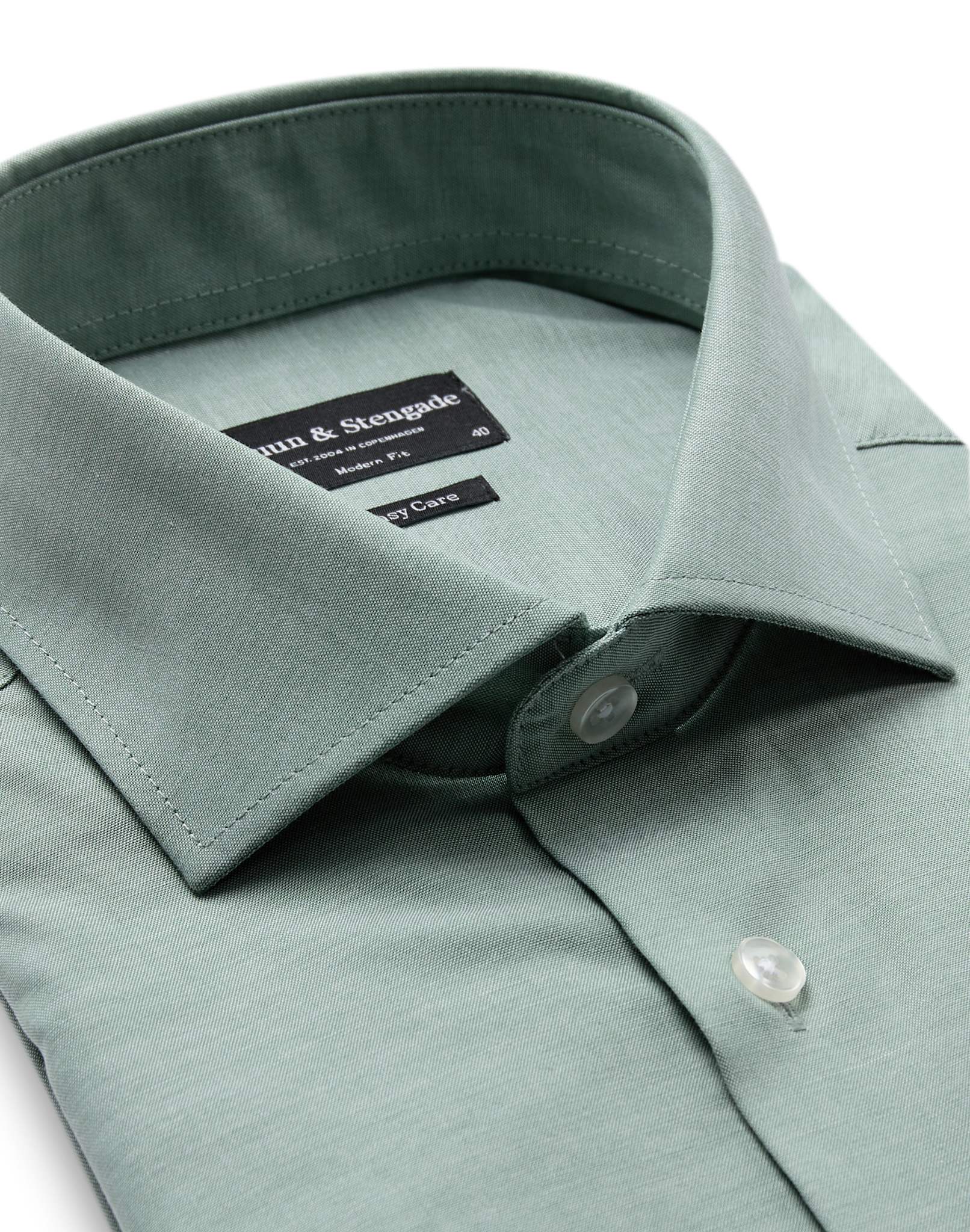 BS Shelton Modern Fit Skjorte - Green