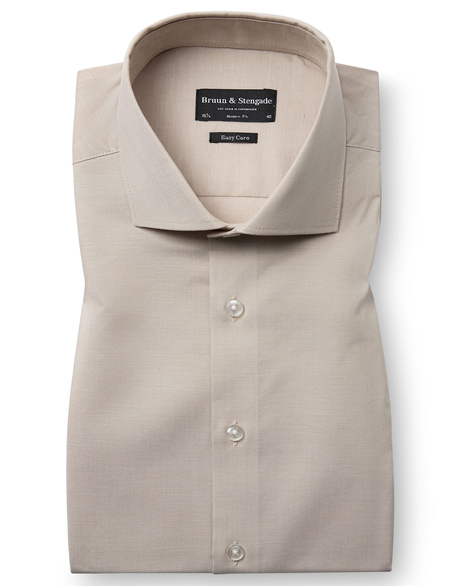 BS Jarry Modern Fit Skjorte - Sand