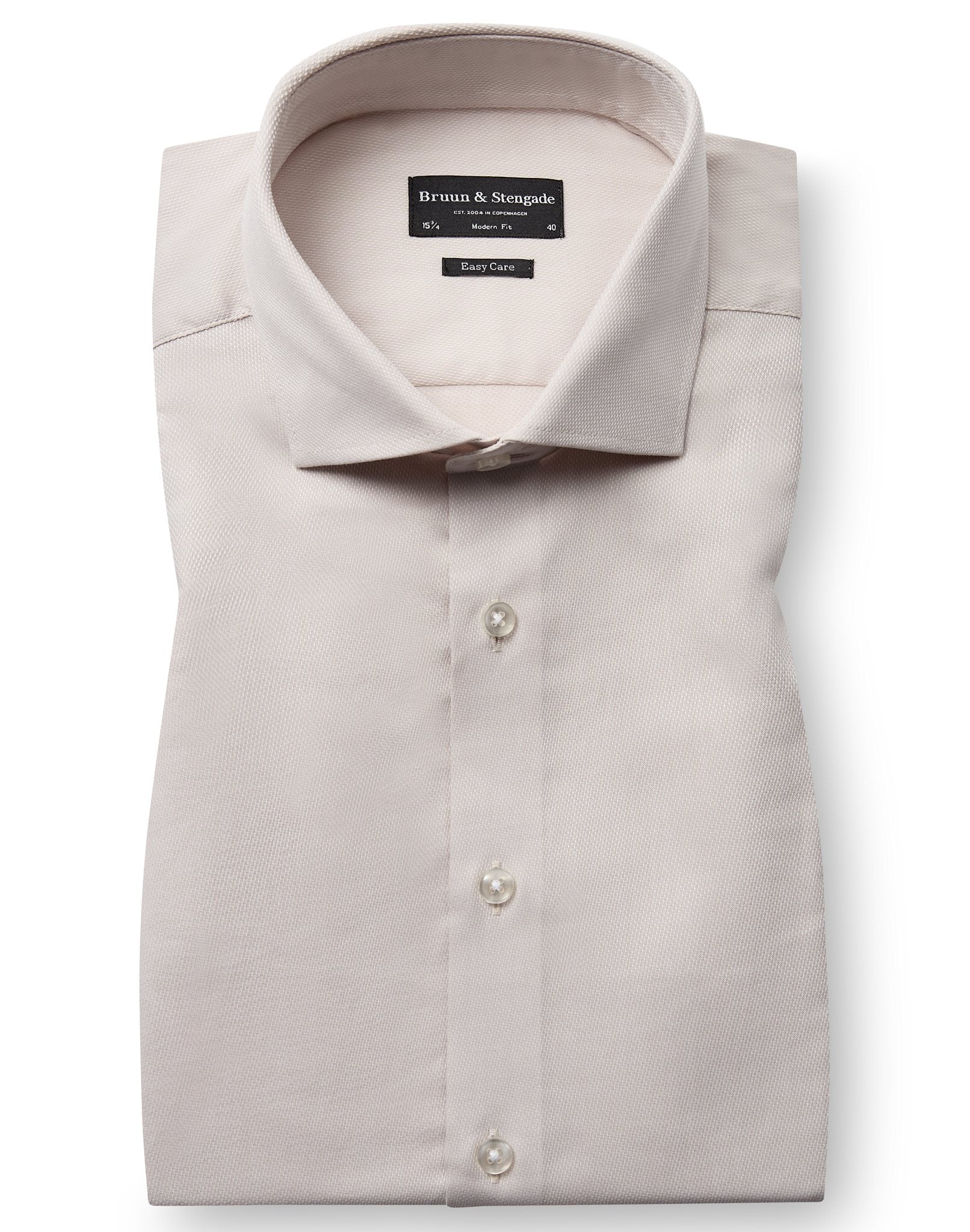 BS Tsitsipas Modern Fit Skjorte - Sand
