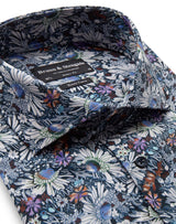 BS Bernabe Modern Fit Skjorte - Blue