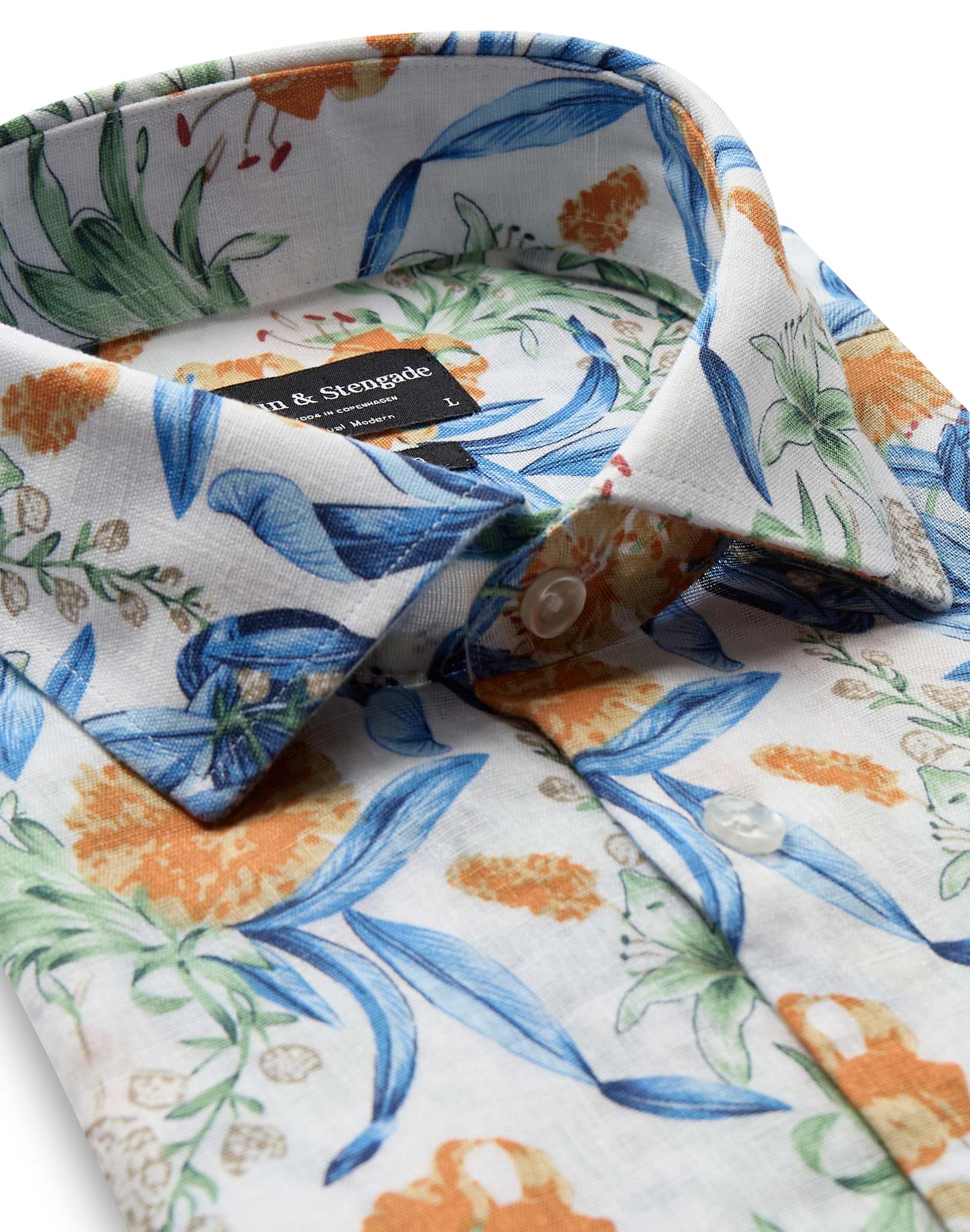 BS Bearman Casual Modern Fit Skjorta - White