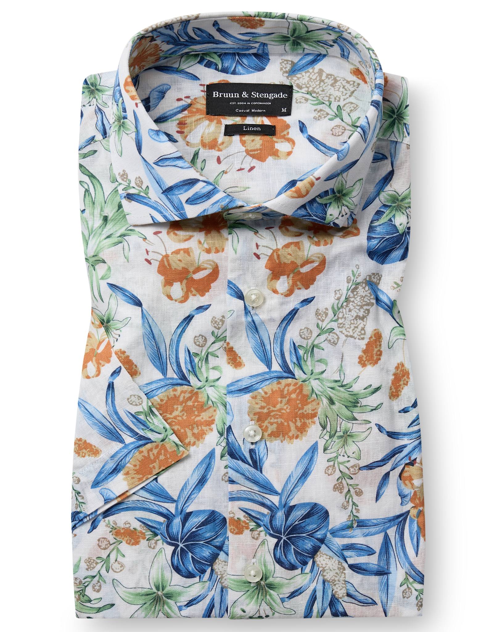BS Walton Casual Modern Fit Shirt - White