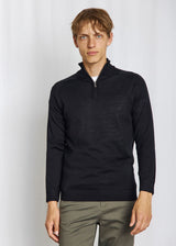BS Pelle Regular Fit Strik - Black