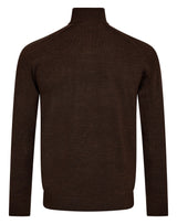 BS Pelle Regular Fit Strik - Dark Brown