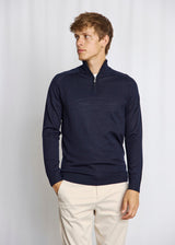 BS Pelle Regular Fit Strik - Navy