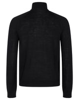 BS Pelle Regular Fit Strik - Black