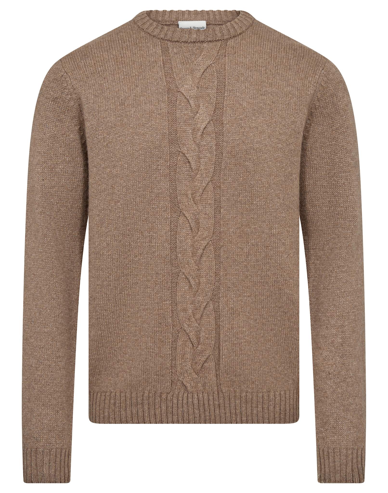 BS Tormod Regular Fit Strik - Brown
