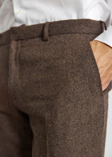 BS Rapallo Classic Fit Habitbukser - Brown