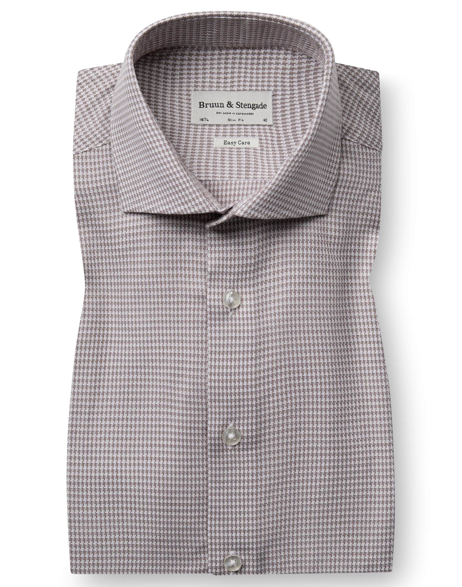 BS Harper Slim Fit Skjorte - Sand