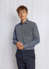 BS Henderson Slim Fit Skjorte - Navy