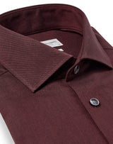 BS Machado Slim Fit Skjorte - Bordeaux