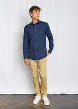 BS Tatis Slim Fit Skjorte - Navy