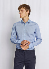 BS Wheeler Slim Fit Skjorte - Blue