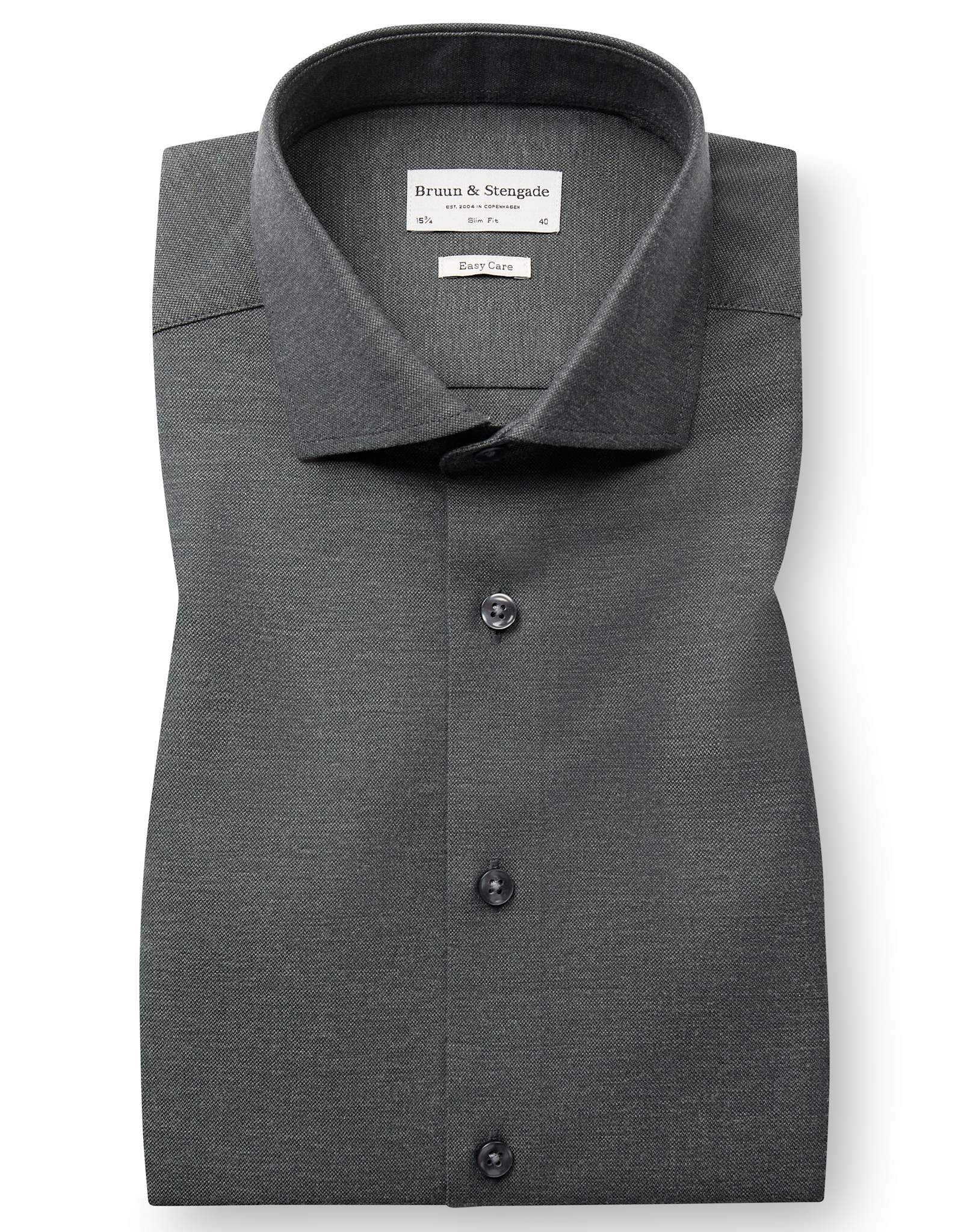BS Witt Slim Fit Skjorte - Dark Green