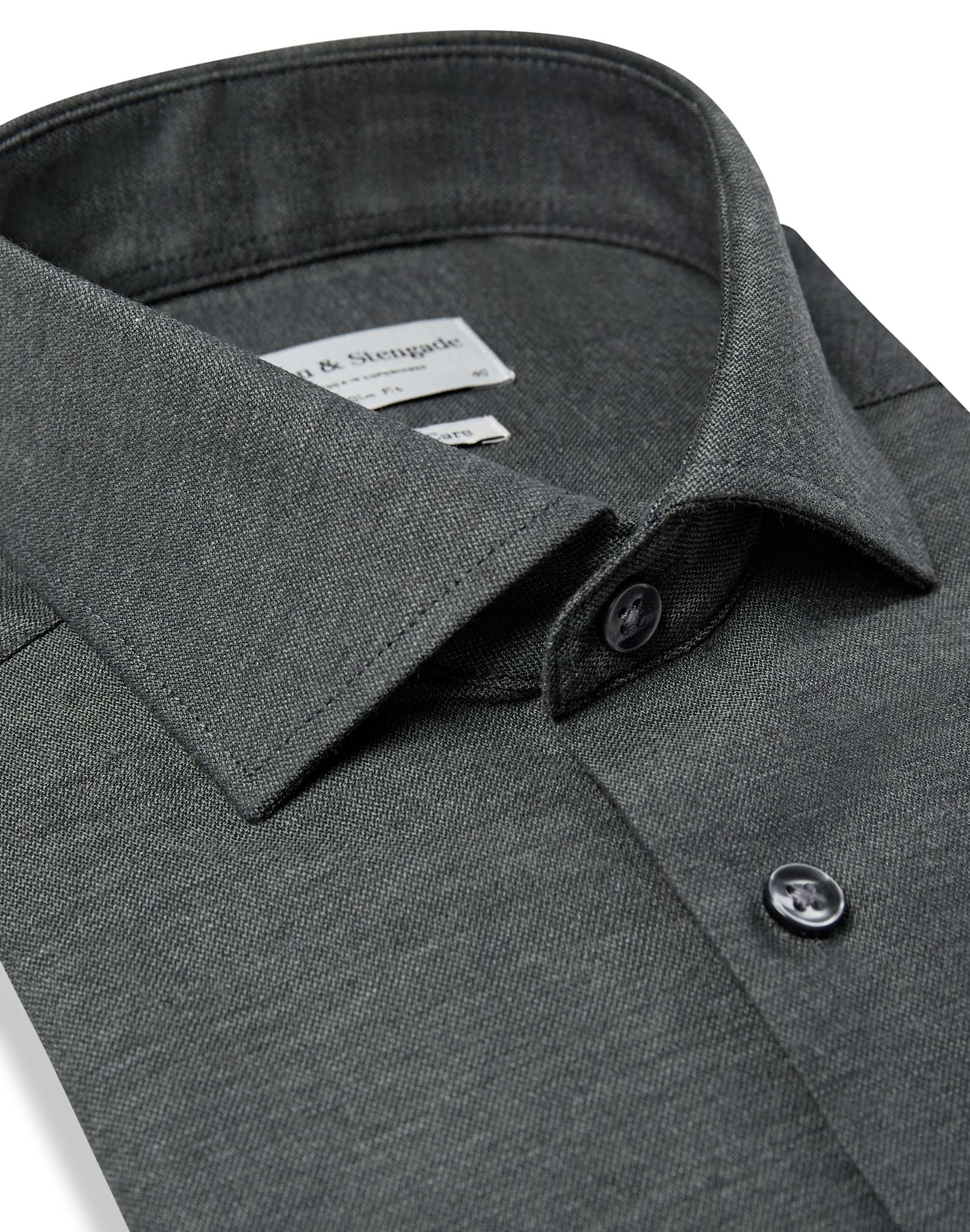 BS Witt Slim Fit Skjorte - Dark Green
