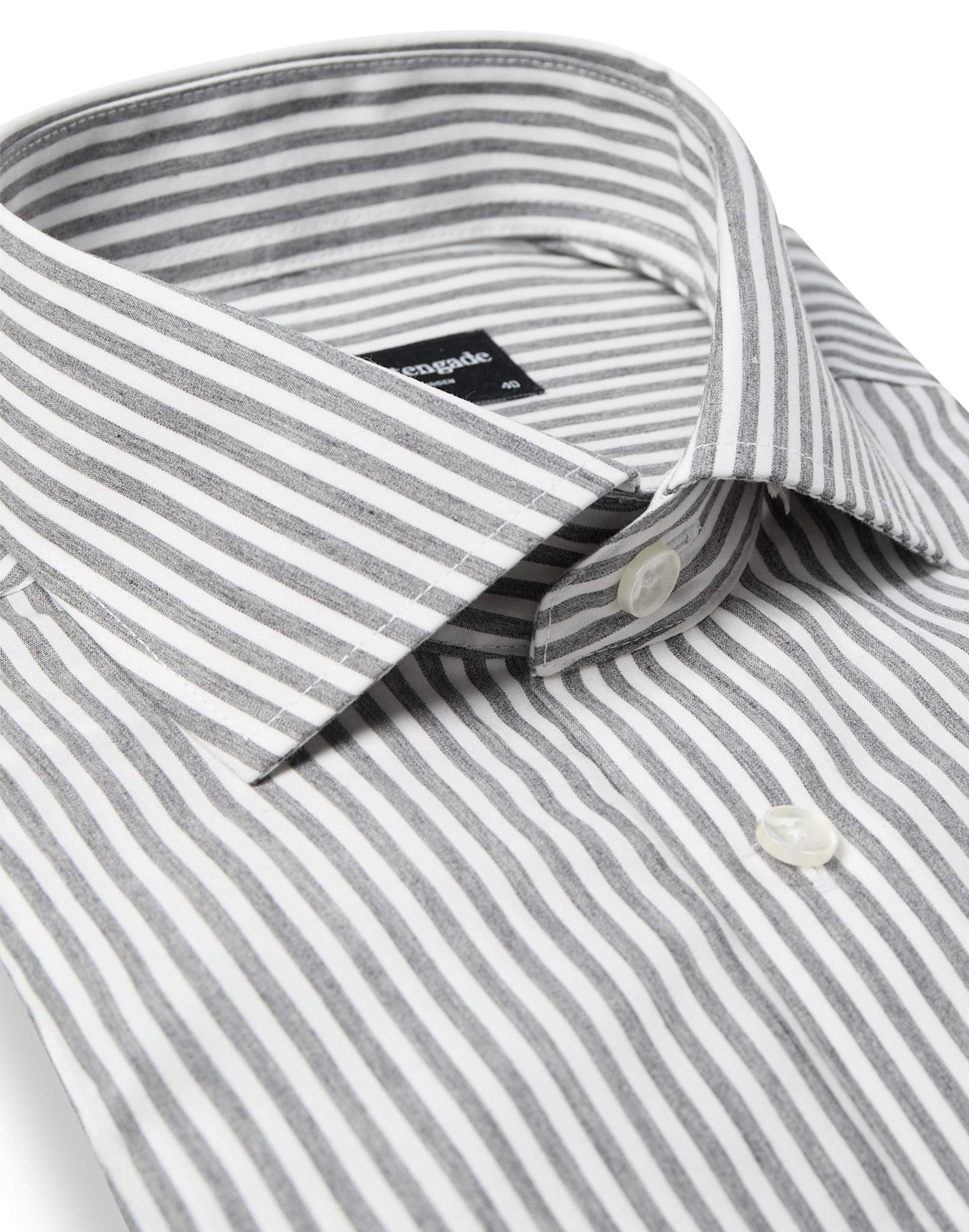 BS Gerrit Modern Fit Skjorte - Green/White