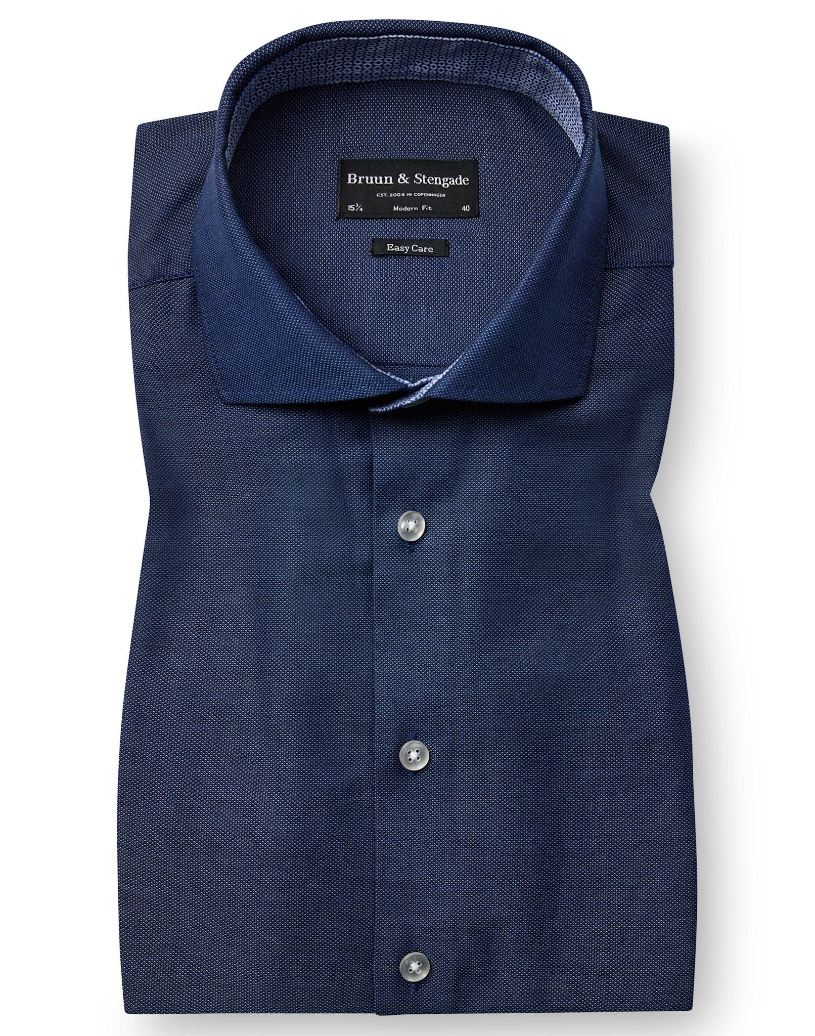 BS Yandy Modern Fit Skjorte - Dark Blue