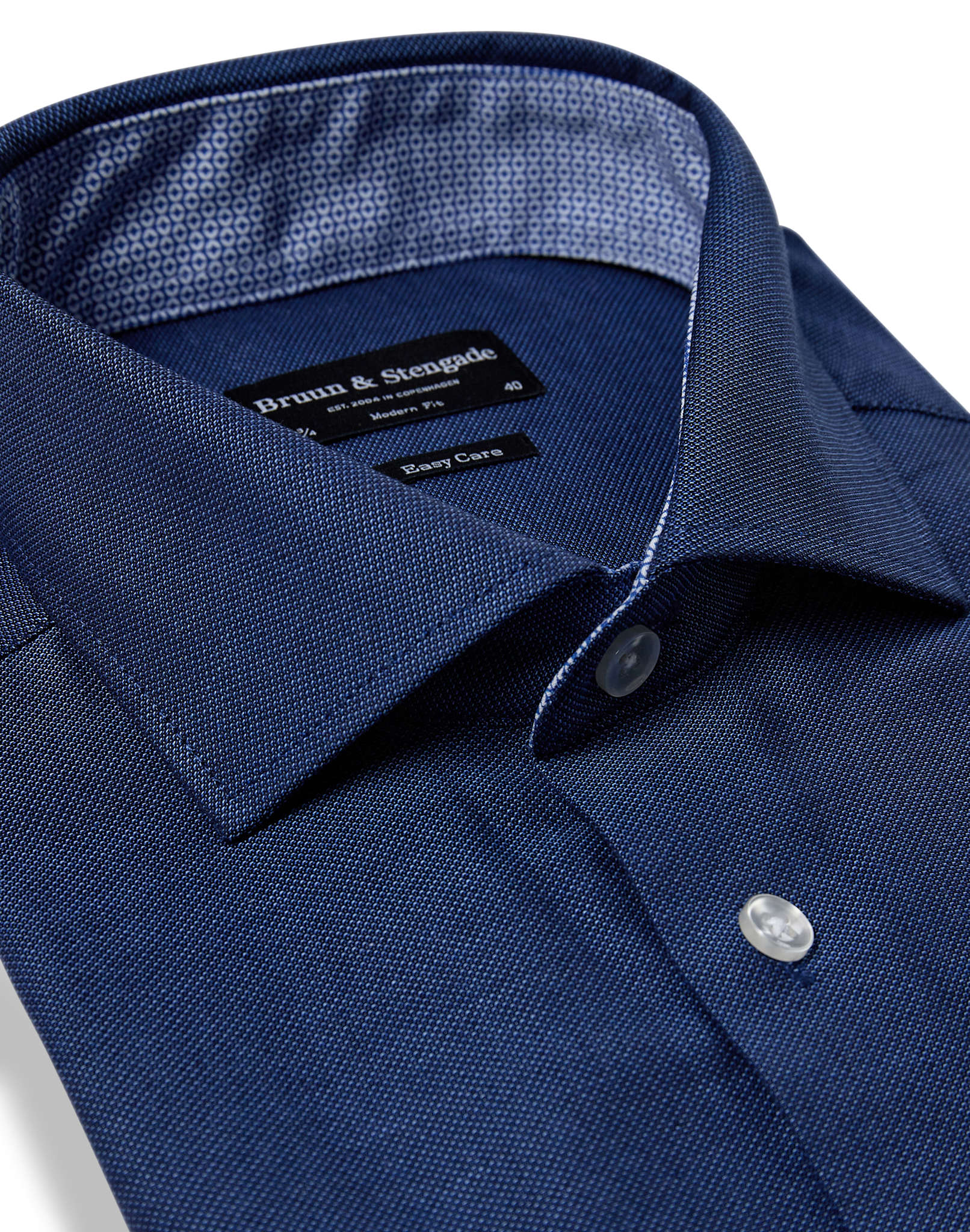 BS Yandy Modern Fit Skjorte - Dark Blue