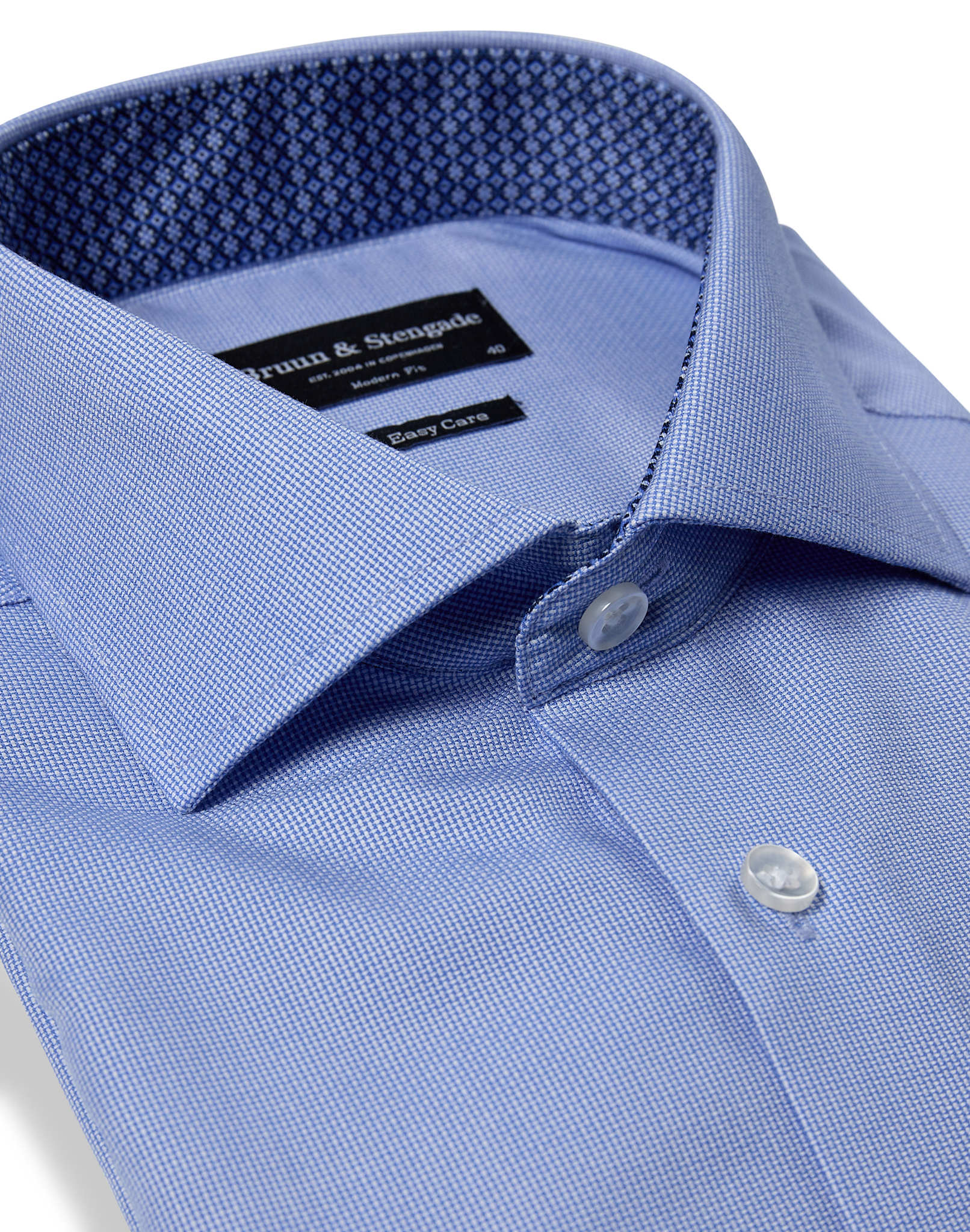 BS Freddie Modern Fit Skjorta - Light Blue
