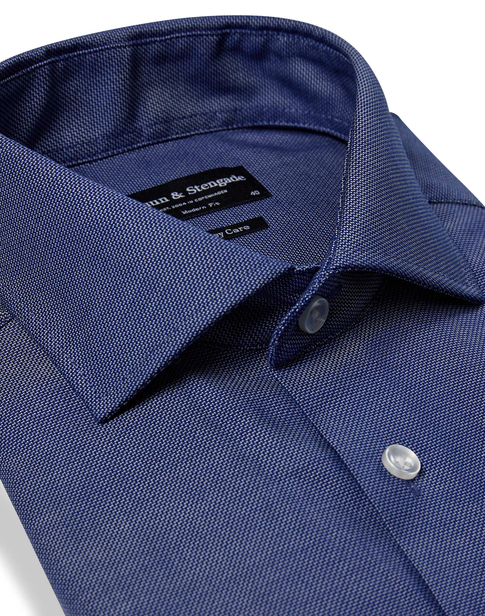 BS Adolis Modern Fit Skjorte - Blue