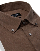 BS Faruk Casual Modern Fit Skjorte - Brown