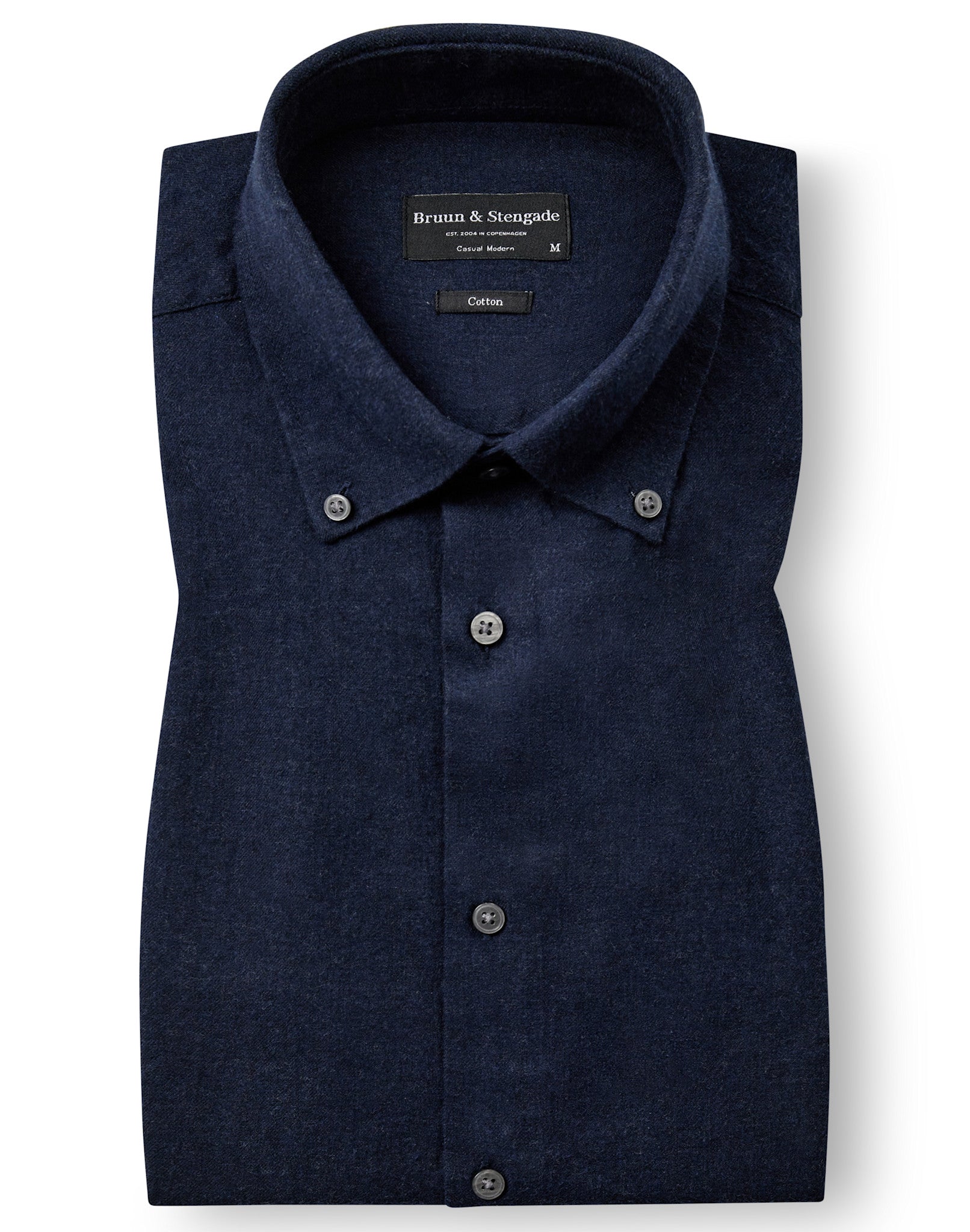 BS Faruk Casual Modern Fit Skjorta - Dark Blue