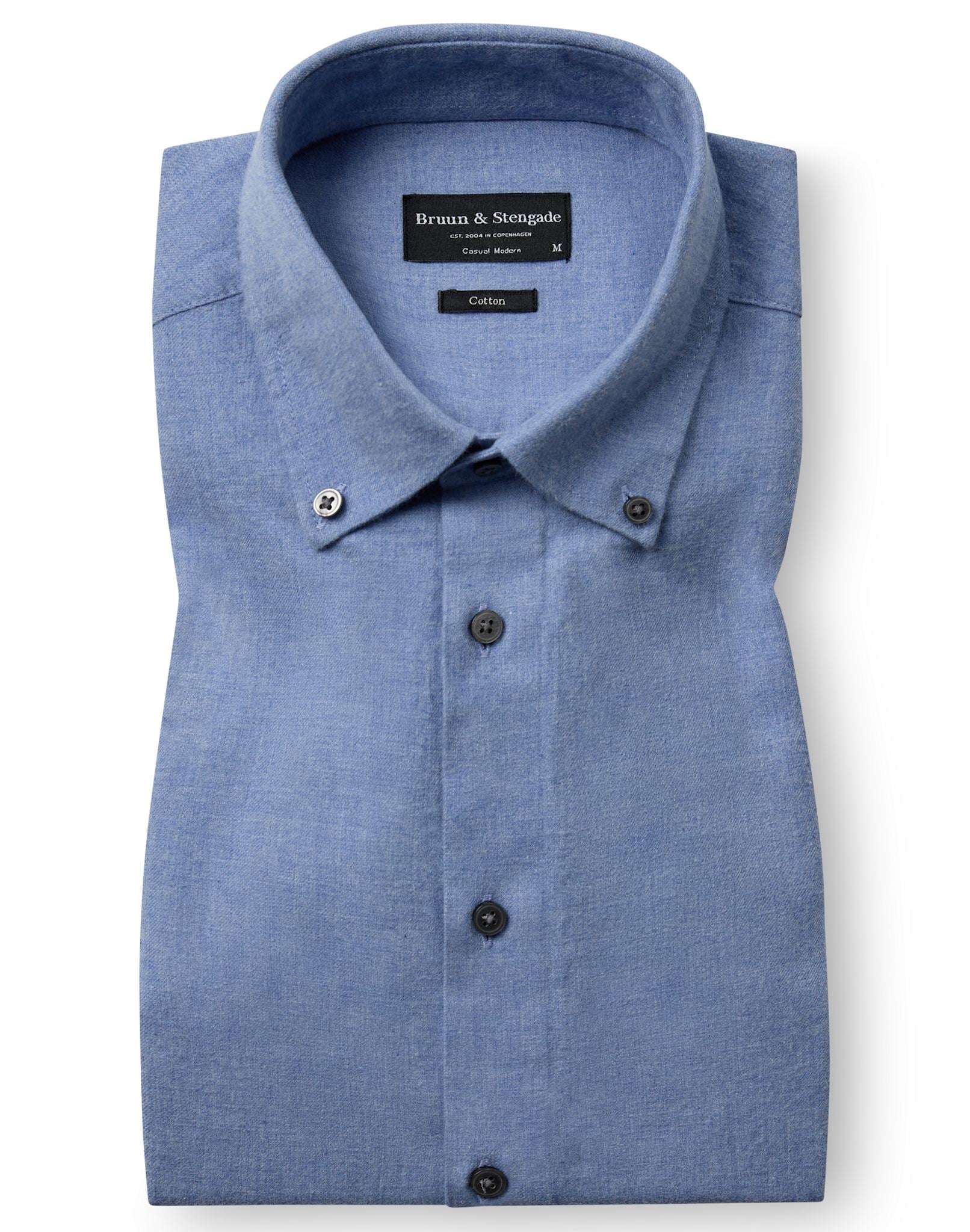 BS Faruk Casual Modern Fit Skjorta - Light Blue