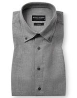 BS Faruk Casual Modern Fit Skjorte - Light Grey