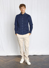 BS Monti Casual Modern Fit Skjorte - Navy