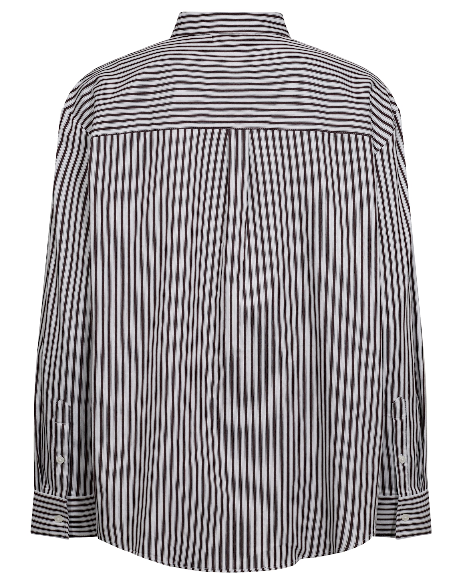 BS Karita Regular Fit Skjorte - Bordeaux/White