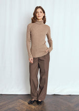 BS Hege Regular Fit Strik - Brown