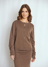 BS Kjersti Regular Fit Strik - Dark Brown