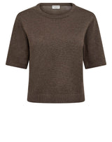 BS Eline Regular Fit T-Skjorte - Dark Brown