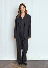 BS Una Slim Fit Vest - Black